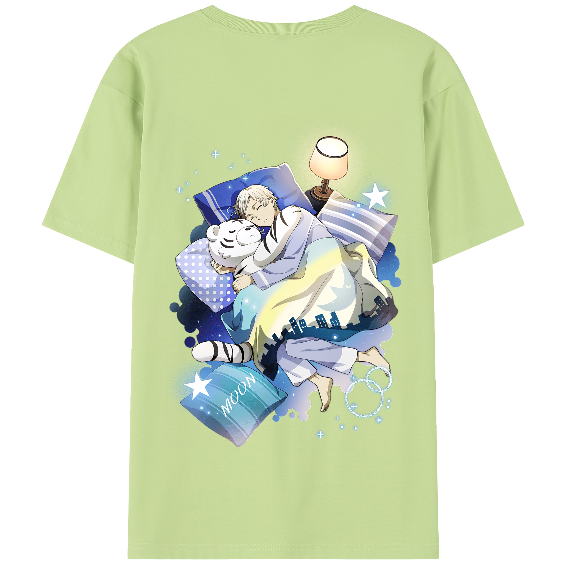 （画像用） 文豪ストレイドッグス Bungo Stray Dogs 綿100％半袖Tシャツ（背面プリント）